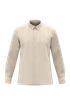 Chemise rayée en lin homme Ivory / Wet Sand Stripes Spasso