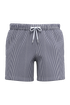 Short de bain écoresponsable rayé homme White / Navy Blue Stripes Spasso