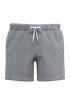 Short de bain écoresponsable rayé homme White / Iron Grey Stripes Spasso