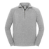 Sweat-shirt homme Iconic premium à col zippé Athletic Heather Fruit of the Loom