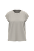 T-shirt écoresponsable sans manches à épaulettes femme Ivory Spasso