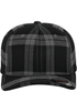 Casquette Tartan Plaid Black / Grey FLEXFIT