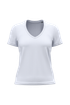 T-shirt BIO150 col V femme White Kariban