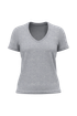 T-shirt BIO150 col V femme Oxford Grey Kariban