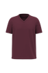 T-shirt Bio150 col V homme Wine Kariban