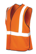 Gilet de sécurité anti-enchevêtrement Fluorescent Orange Result