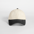 Casquette vintage compacte visière contrastée Natural / Vintage Black Beechfield®