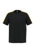 T-shirt teamwear bicolore unisexe Black / Sporty Yellow PROACT®