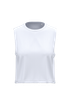 T-shirt crop sans manches femme White PROACT®