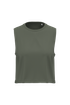 T-shirt crop sans manches femme Sporty Khaki PROACT®