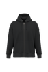 Sweat-shirt écoresponsable zippé à capuche oversize unisexe Black Native Spirit