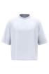 T-shirt écoresponsable boxy à épaules tombantes homme White Native Spirit