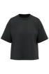 T-shirt écoresponsable boxy à épaules tombantes femme Black Native Spirit