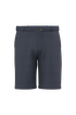 Bermuda écoresponsable délavé en French Terry homme Washed Navy Blue Spasso