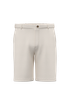 Bermuda écoresponsable délavé en French Terry homme Washed Ivory Spasso