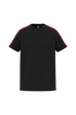 T-shirt teamwear bicolore enfant Black / Sporty Red PROACT®
