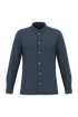 Chemise écoresponsable délavée en maille piquée homme Washed Navy Blue Spasso