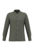 Chemise écoresponsable délavée en maille piquée homme Washed Organic Khaki Spasso
