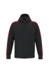 Sweat-shirt à capuche teamwear bicolore unisexe Black / Sporty Red PROACT®